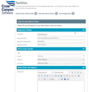 Facilities Requests