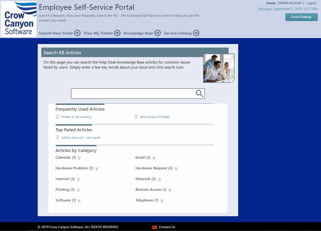 Employee Portal Knowledge Base, classic view Automate Repetitive Requests with the Employee Self Service Portal