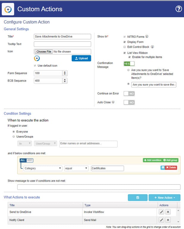 Screengrab Custom Actions