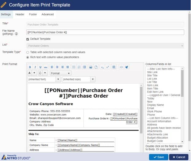 Print-Template-Screen6 Print Template Screen