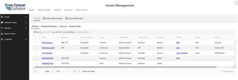 Equipment Management