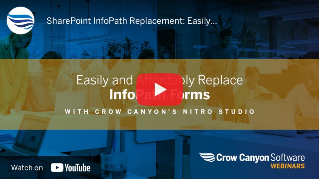 InfoPath Forms Replacement InfoPath Replacement Webinar