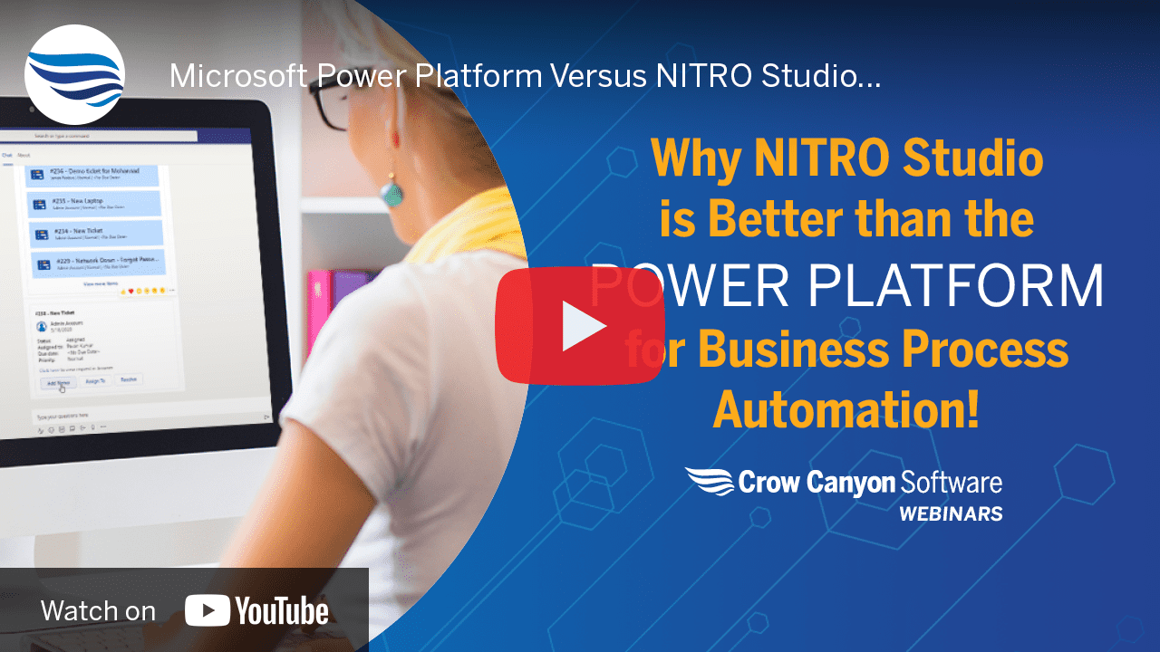 Why NITRO is Better than Power Platform Webinar - Why NITRO Studio Is Better