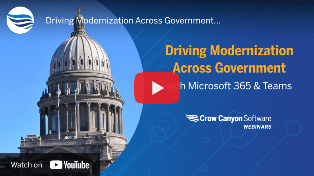 Modernization Across Government Agencies with M365 & Teams NITRO Studio Webinar