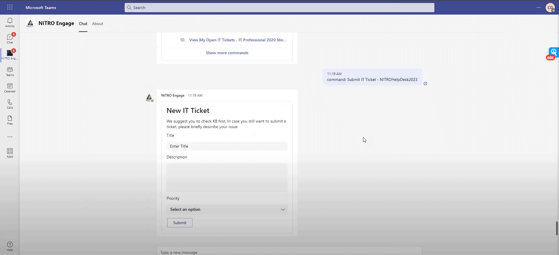 help desk software that integrates with microsoft teams