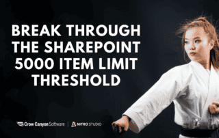 Break through the SharePoint 5000 item limit threshold