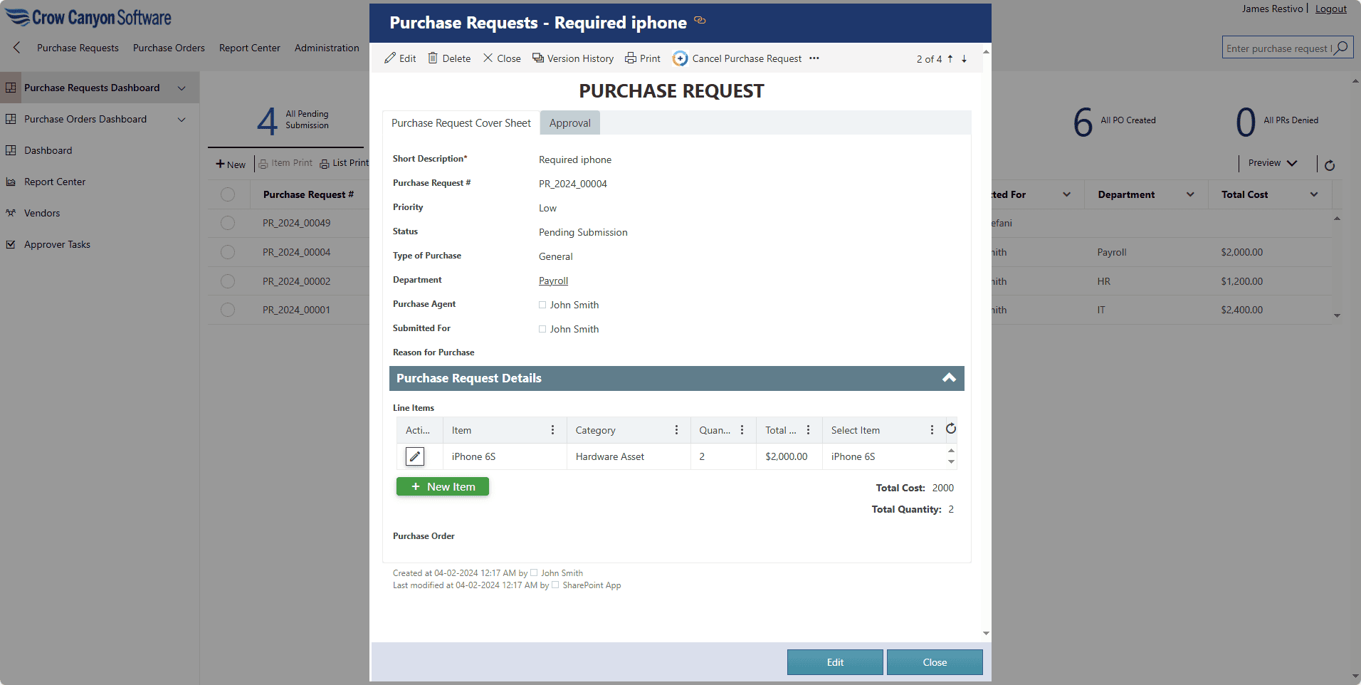 Purchasing Solution Forms and Workflows Guide with Purchase Requests