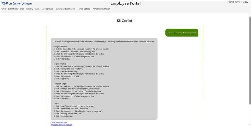 NITRO Copilot for employee self-serve